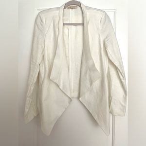 MICHAEL Michael Kors - Women’s Linen Drape Front Jacket - Size 4